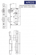 Замок электронный Apecs X-Code S31B-C-(lock 85/60)-NIS/BL Замок электронный Apecs X-Code S31B-C-(lock 85/60)-NIS/BL