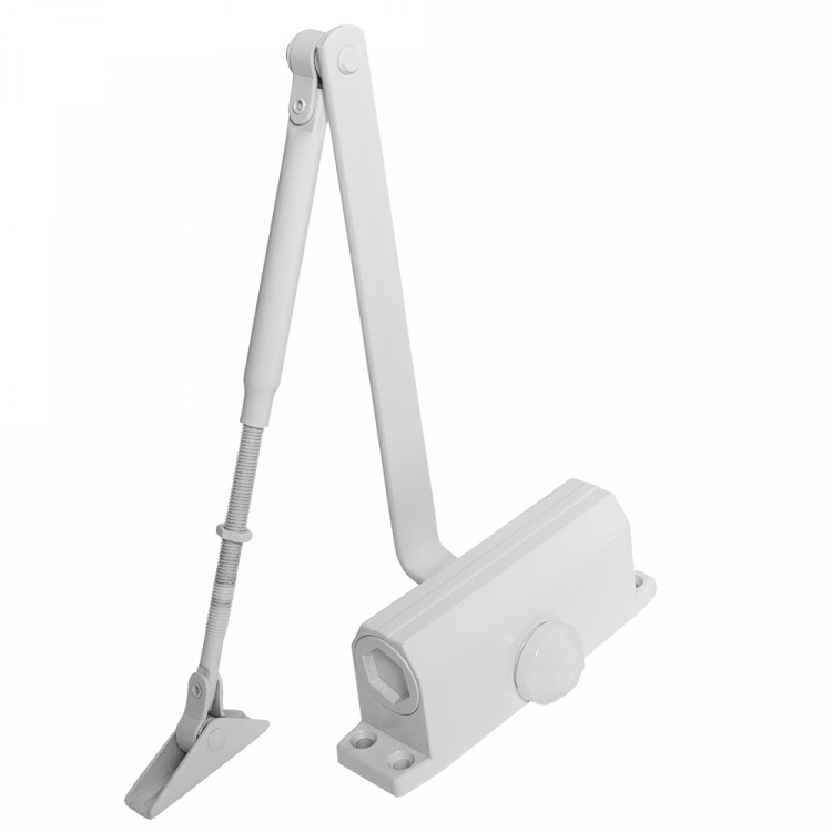 Доводчик Ajax (Аякс) дверной DCTR15-60 (TDR-60) 15-60кг WH белый Доводчик Ajax (Аякс) дверной DCTR15-60 (TDR-60) 15-60кг WH белый