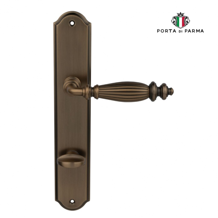 Дверная ручка на планке PORTA DI PARMA Siena Матовый кофе 2610.11.WC